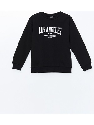 Lc Waikiki Yeni Sezon Bisiklet Yaka Unisex Çocuk Sweatshirt