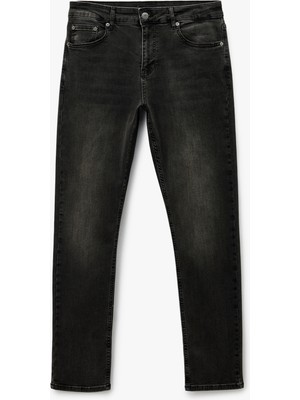 Koton Normal Bel Pamuklu Slim Fit Jean Pantolon - Brad Jean