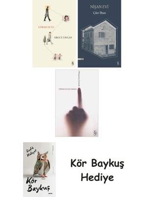 Alfa Yayınları Görme Huyu + Nişan Evi + Olmayanım Içinizde + Kör Baykuş