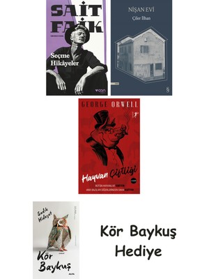 Alfa Yayınları Seçme Hikâyeler + Nişan Evi + Hayvan Çiftliği + Kör Baykuş