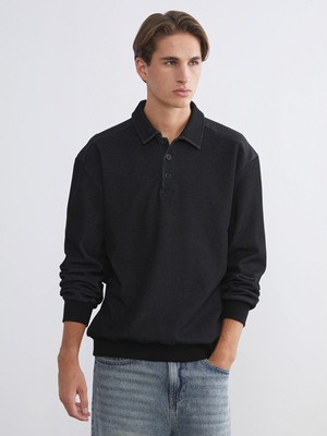 Lc Waikiki Yeni Sezon Polo Yaka Uzun Kollu Erkek Sweatshirt