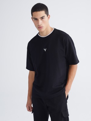 Lc Waikiki Yeni Sezon Bisiklet Yaka Kısa Kollu Erkek Sweatshirt