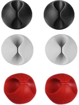 Shopwave Yapışkanlı Kablo Sabitleyici Düzenleyici 6'lı Paket MZ2023-38