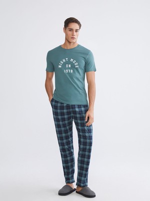 Lc Waikiki Yeni Sezon Standart Kalıp Erkek Pijama Takımı