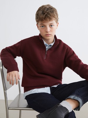 Lc Waikiki Yeni Sezon Dik Yaka Erkek Çocuk Triko Kazak