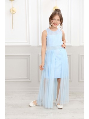 Asortix Kız Çocuk Abiye Mezuniyet Balo Kına Düğün Gece Elbisesi