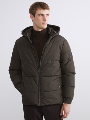 Lc Waikiki Yeni Sezon Standart Kalıp Kapüşonlu Erkek Şişme Mont