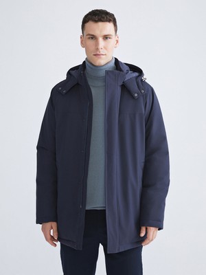 Lc Waikiki Yeni Sezon Standart Kalıp Kapüşonlu Erkek Mont