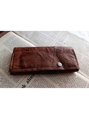 Mahfuz Hakiki Deri Tamamen El Emeği Özel Kalemleriniz Için Kalemlik Kalemkutu (8*18CM ) NLU64