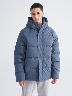 Lc Waikiki Yeni Sezon Rahat Kalıp Kapüşonlu Erkek Şişme Mont