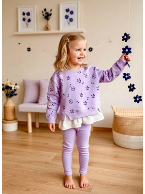 Kız Çocuk 3 Iplik Alt Üst Takım