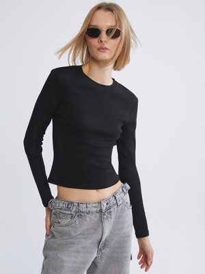 Lc Waikiki Yeni Sezon Bisiklet Yaka Modal Karışımlı Kadın Body