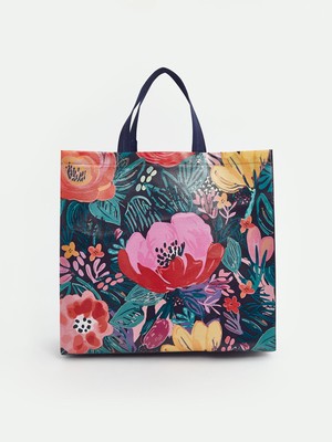 Lc Waikiki Yeni Sezon Çiçek Baskılı Kadın Alışveriş Çantası