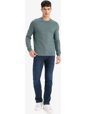 Defacto Erkek  Kazak F1777AX/BE528 Blue