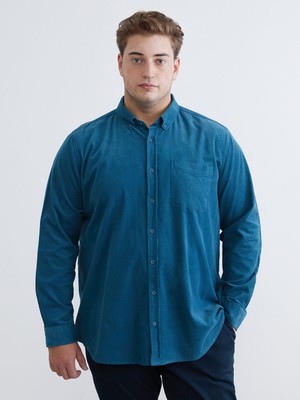 Lc Waikiki Yeni Sezon Regular Fit Uzun Kollu Kadife Erkek Gömlek