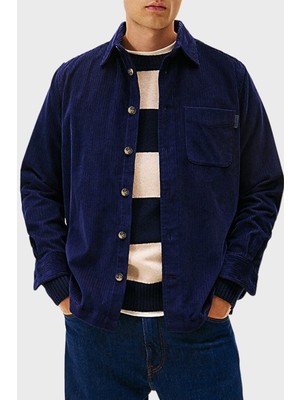 Tommy Hilfiger Pamuklu Relaxed Fit Uzun Kollu Kadife Gömlek Erkek Gömlek MW0MW40489 Bcl