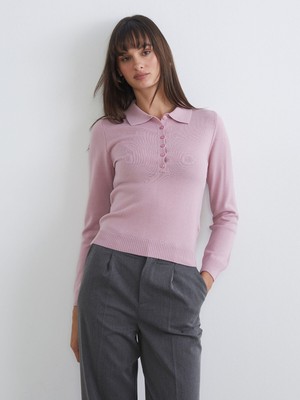 Lc Waikiki Yeni Sezon Polo Yaka Kadın Triko Kazak