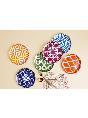Mena Rise Morocco 6lı Pasta Takımı 18CM