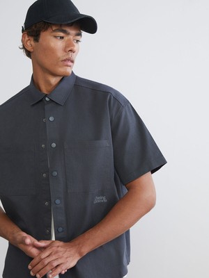 Lc Waikiki Yeni Sezon Rahat Kalıp Kısa Kollu Gabardin Erkek Gömlek