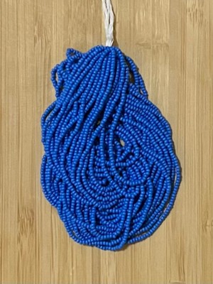 öztürk Renk: Saks Mavi. Kum Boncuk Çekoslovakya, Adana, Hapishane Işi, Iğne Oyası Boncuğu 12DIZI.