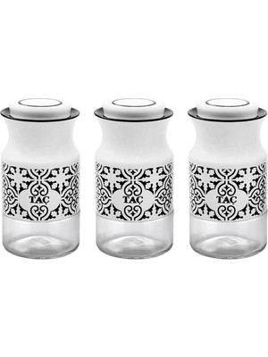 Mena Rise 3 Prç Küçük Beyaz/siyah