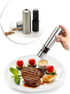 Mena Rise Gümüş Öğütücü Değirmen Pilli Işıklı