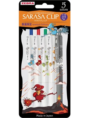 Mena Rise Sarasa Clıp 0.5mm Jel Wıtch Serısı 5lı Set