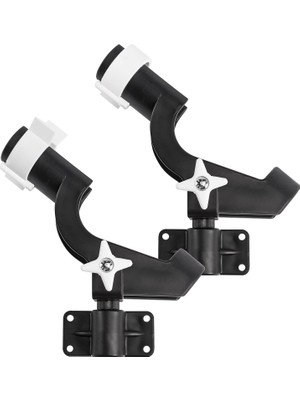 Mena Rise 6039 Ikili Paket Çubuk Tutucu, 2 Yan Montajlı, Siyah