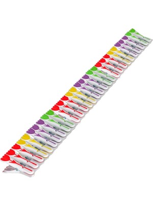 Mena Rise Lale Desenli Silikon Mandal, Beyaz, 30 Adet