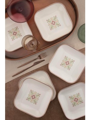 Mena Rise Minas 6 Parça 20 Santimetre Çukur Tabak, Goblen