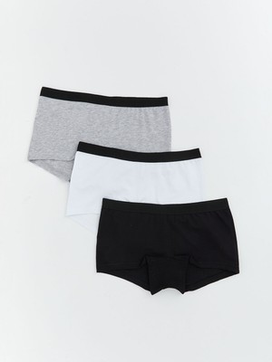 Lc Waikiki Yeni Sezon Basic Kız Çocuk Boxer 3'lü