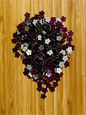 öztürk Papatya Işleme Pul. Paket Içi Tahmini 230 Adet. Renk: Yakut.