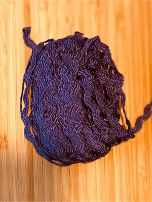 öztürk Su Taşı, Dekoratif Şerit. 1cm x 5+5 Metre. Toplam: 10 Metre. Mürdüm.