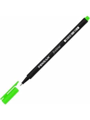 Pensan Fineliner Keçeli Kalem 0.4 mm Açık Yeşil (3 Adet)