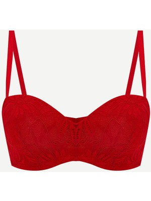 Lc Waikiki Yeni Sezon Balenli Dolgusuz Dantelli Straplez Sütyen