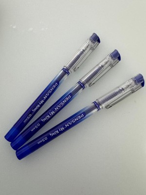 Pensan Tükenmez Kalem My King Jel Metal Klips 0.5 mm Mavi (3 Adet)