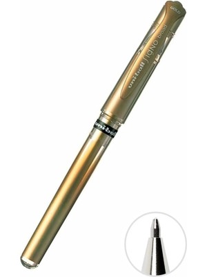 Uni-Ball Imza Kalemi 1 Adet Uniball Signo Broad 1.0 mm Roller Pilot Kalem UM-153 Yaldızlı Davetiye Kalemi Uçl