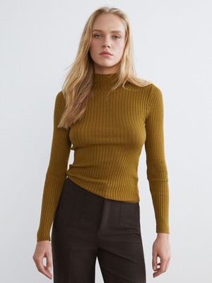 Lc Waikiki Yeni Sezon Yarım Balıkçı Yaka Kadın Triko Kazak