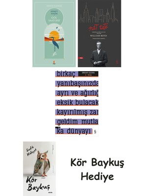 Alfa Yayınları Göl Saatleri + Nat Tate + A ! Etika + Kör Baykuş