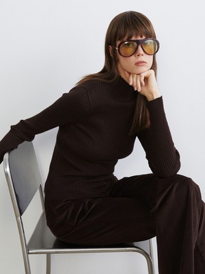 Lc Waikiki Yeni Sezon Yarım Balıkçı Yaka Kadın Triko Kazak