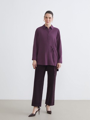 Lc Waikiki Yeni Sezon Standart Fit Kadife Kadın Pantolon