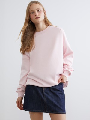 Lc Waikiki Yeni Sezon Bisiklet Yaka Kadın Kalın Sweatshirt