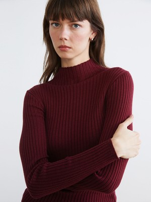 Lc Waikiki Yeni Sezon Yarım Balıkçı Yaka Kadın Triko Kazak