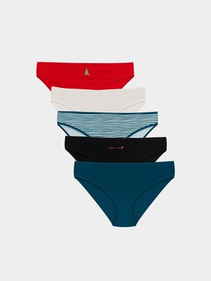 Lc Waikiki Yeni Sezon Baskılı Bikini Külot 5'li