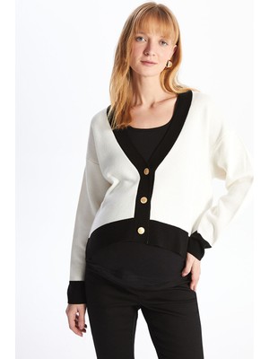 Lc Waikiki Yeni Sezon V Yaka Oversize Kadın Triko Hırka