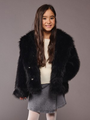 Lc Waikiki Yeni Sezon Kız Çocuk Suni Kürk Kaban