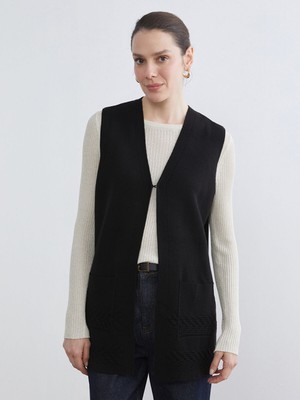 Lc Waikiki Yeni Sezon V Yaka Kadın Triko Yelek