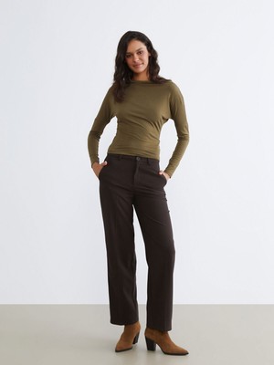 Lc Waikiki Yeni Sezon Standart Fit Geniş Paça Kadın Pantolon