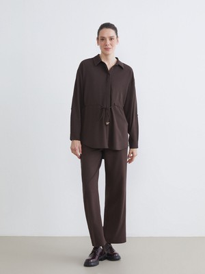 Lc Waikiki Yeni Sezon Beli Lastikli Geniş Paça Kadın Pantolon