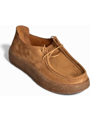Fox Shoes V944092701 Taba Hakiki Deri Nubuk Günlük Ayakkabı